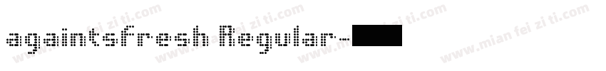 againtsfresh Regular字体转换